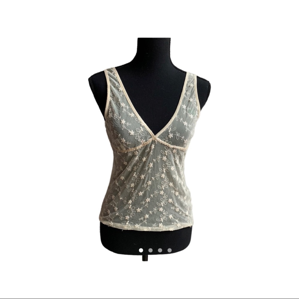 PRICE DROP Vintage sexy raw hem see through lingerie